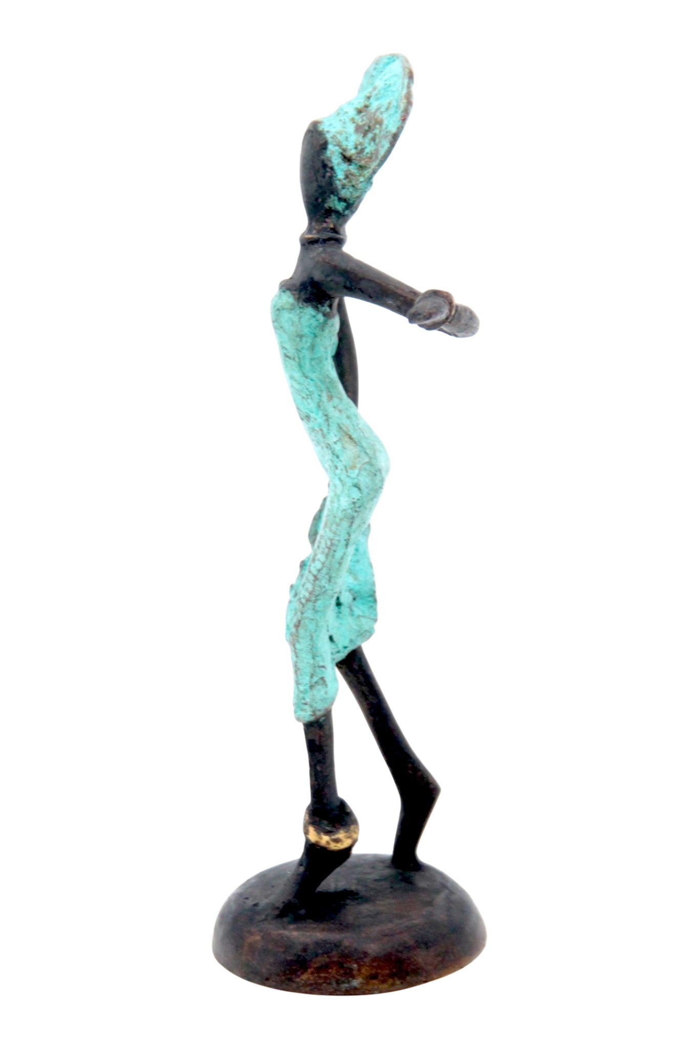 Bronze 15 cm turquoise n°11 