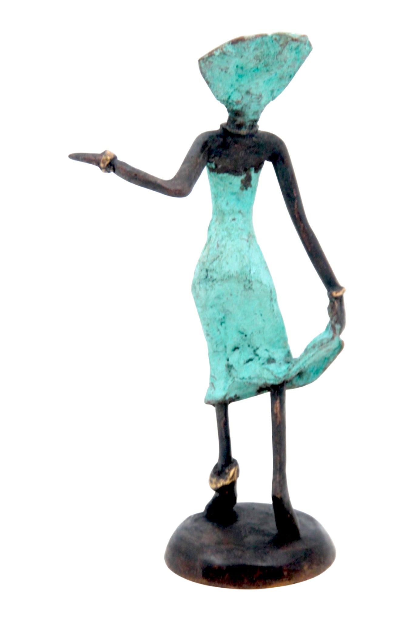 Bronze 15 cm turquoise n°11 