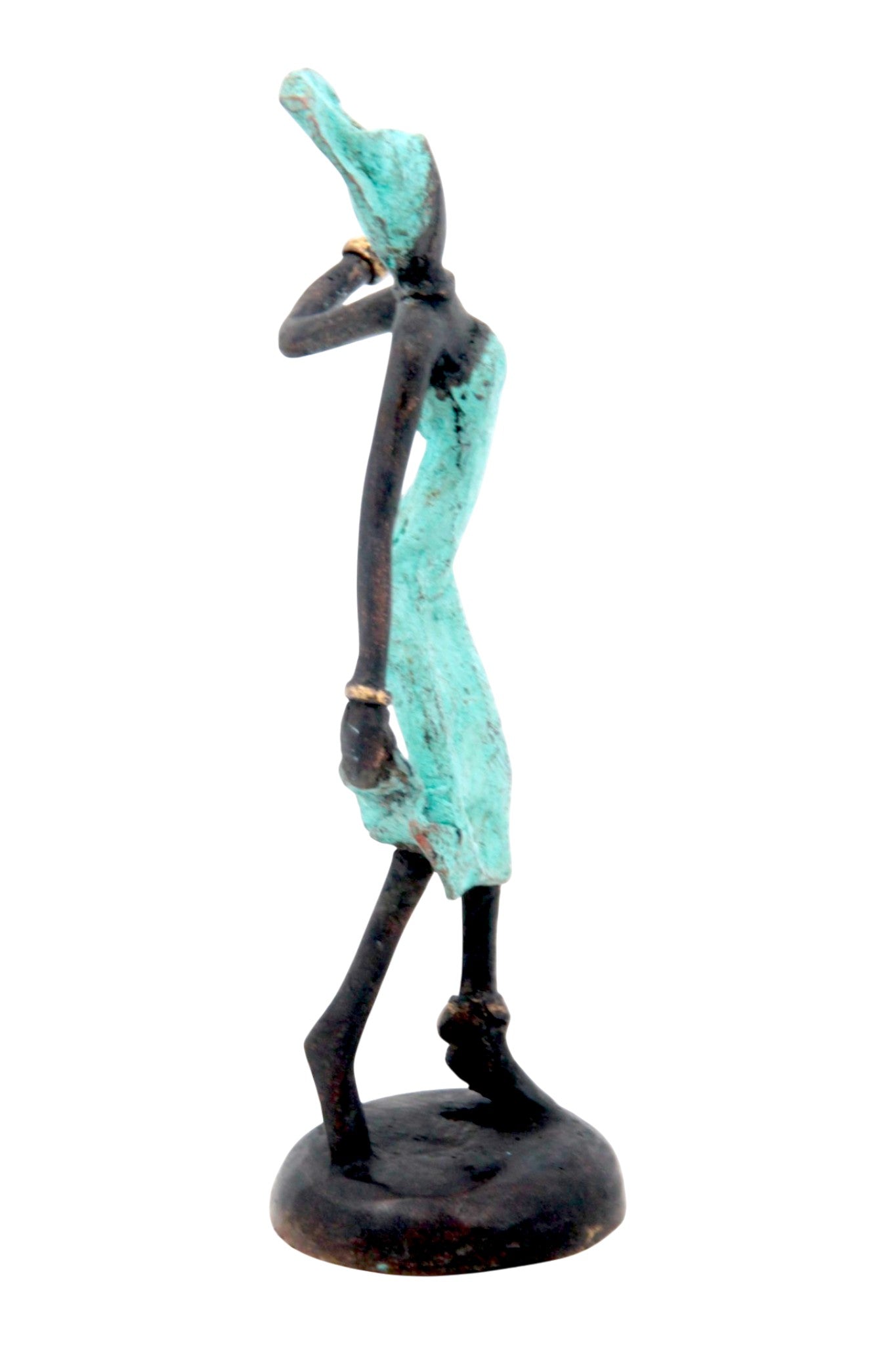 Bronze 15 cm turquoise n°11 