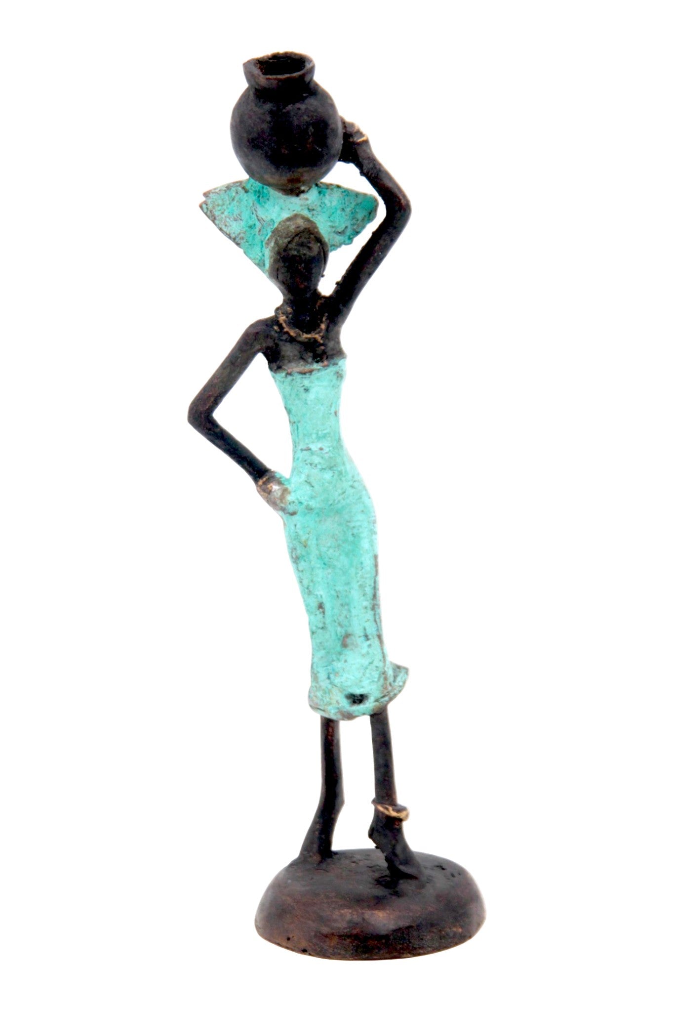 Bronze 15 cm turquoise n°19 