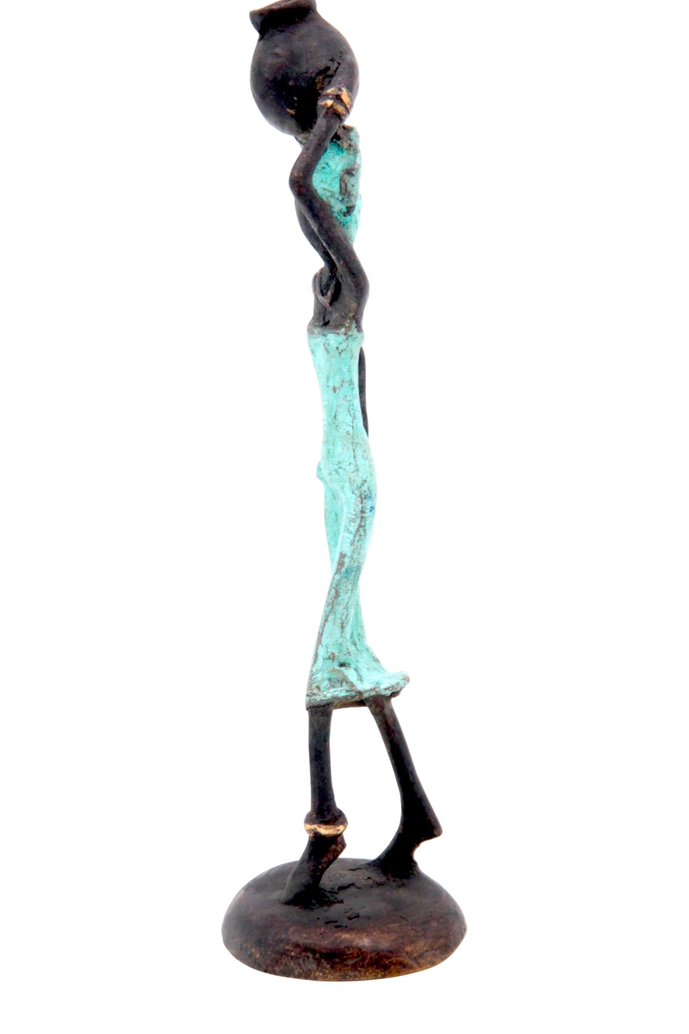 Bronze 15 cm turquoise n°19 