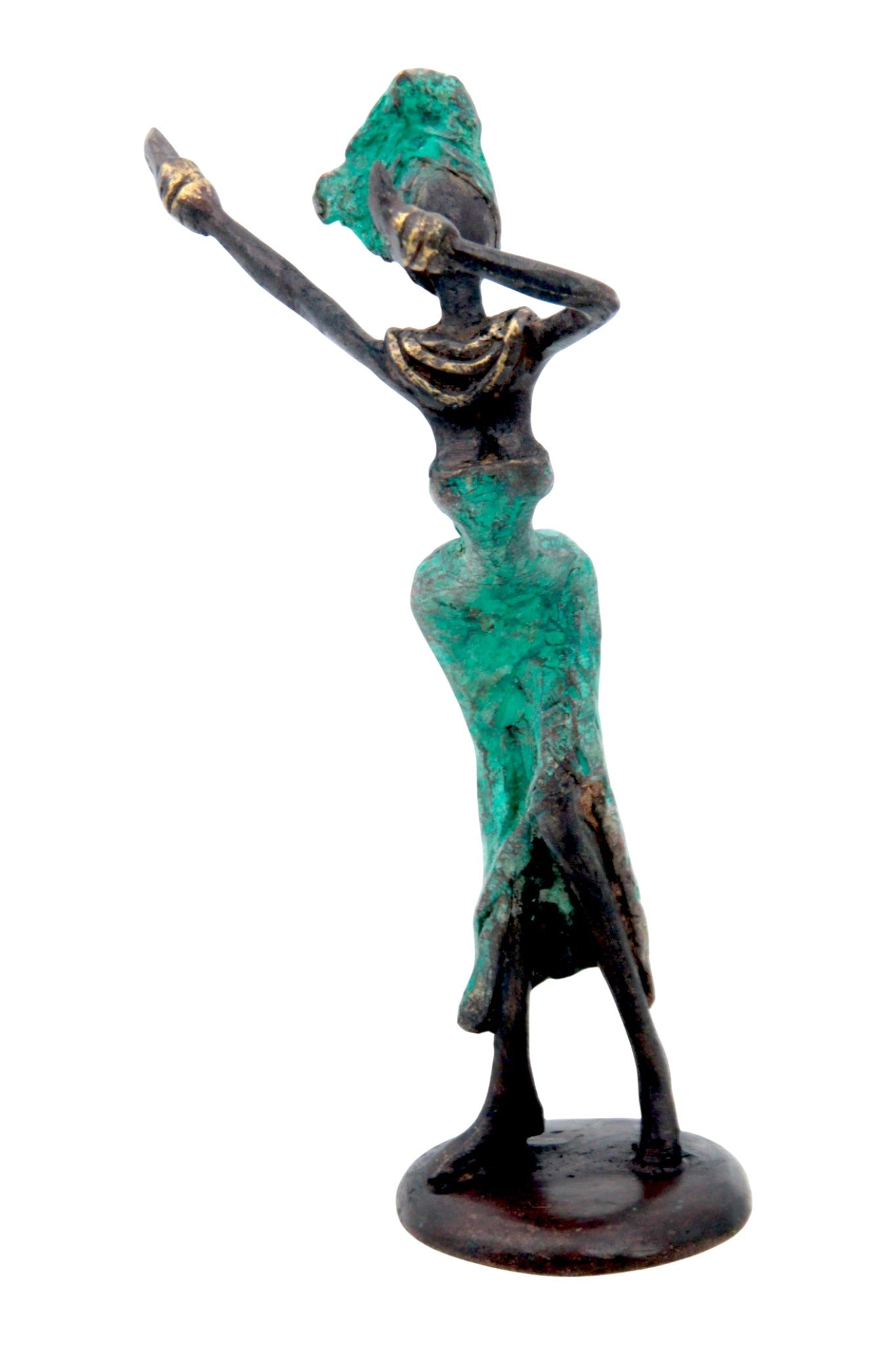 Bronze 15 cm vert n°1 