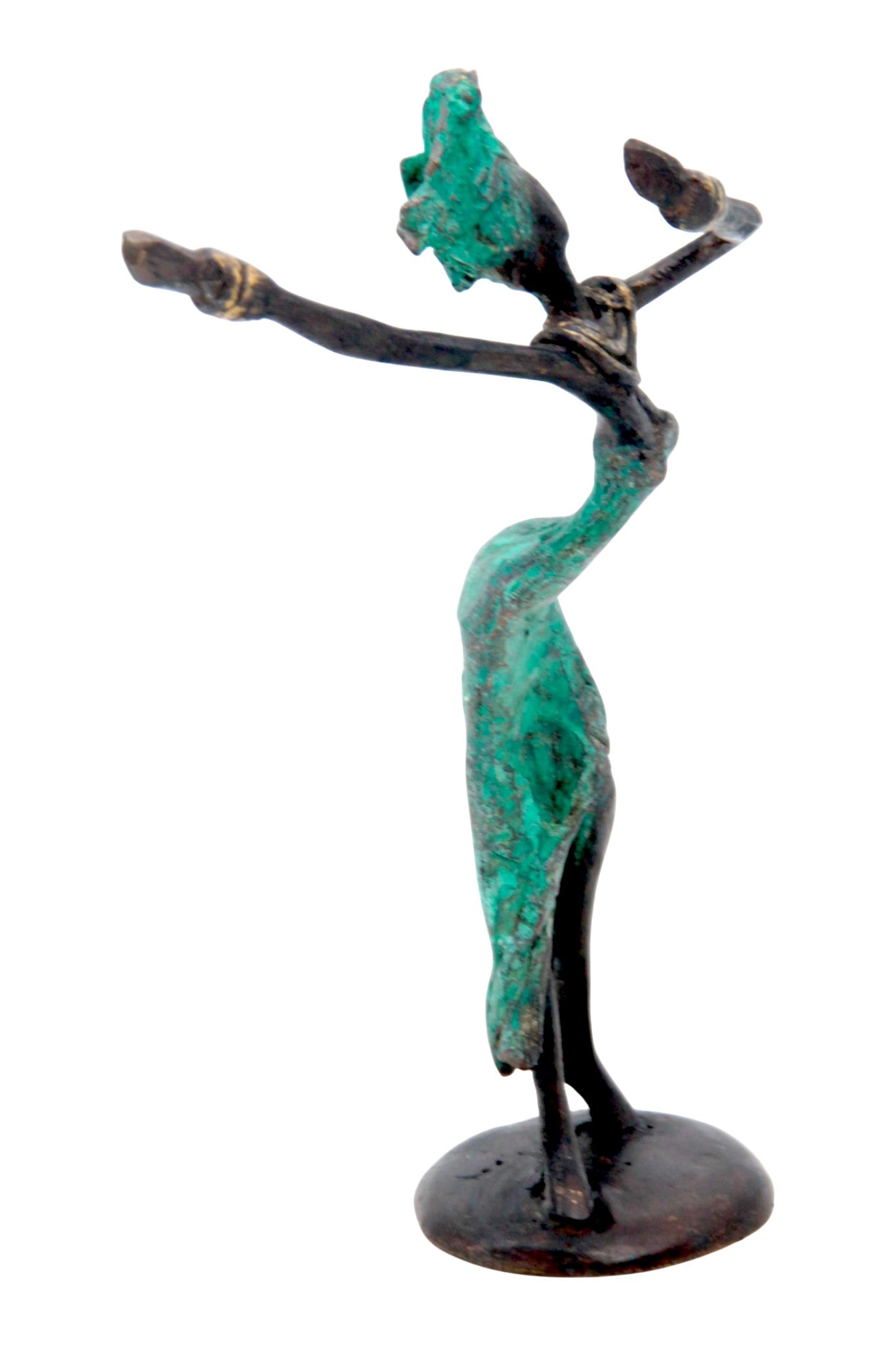 Bronze 15 cm vert n°1 