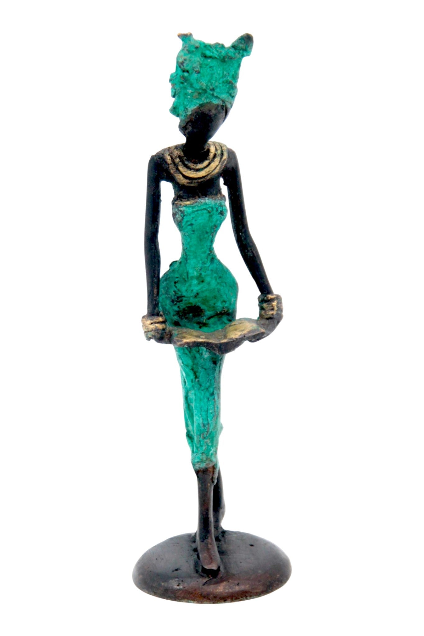 Bronze 15 cm vert n°3 