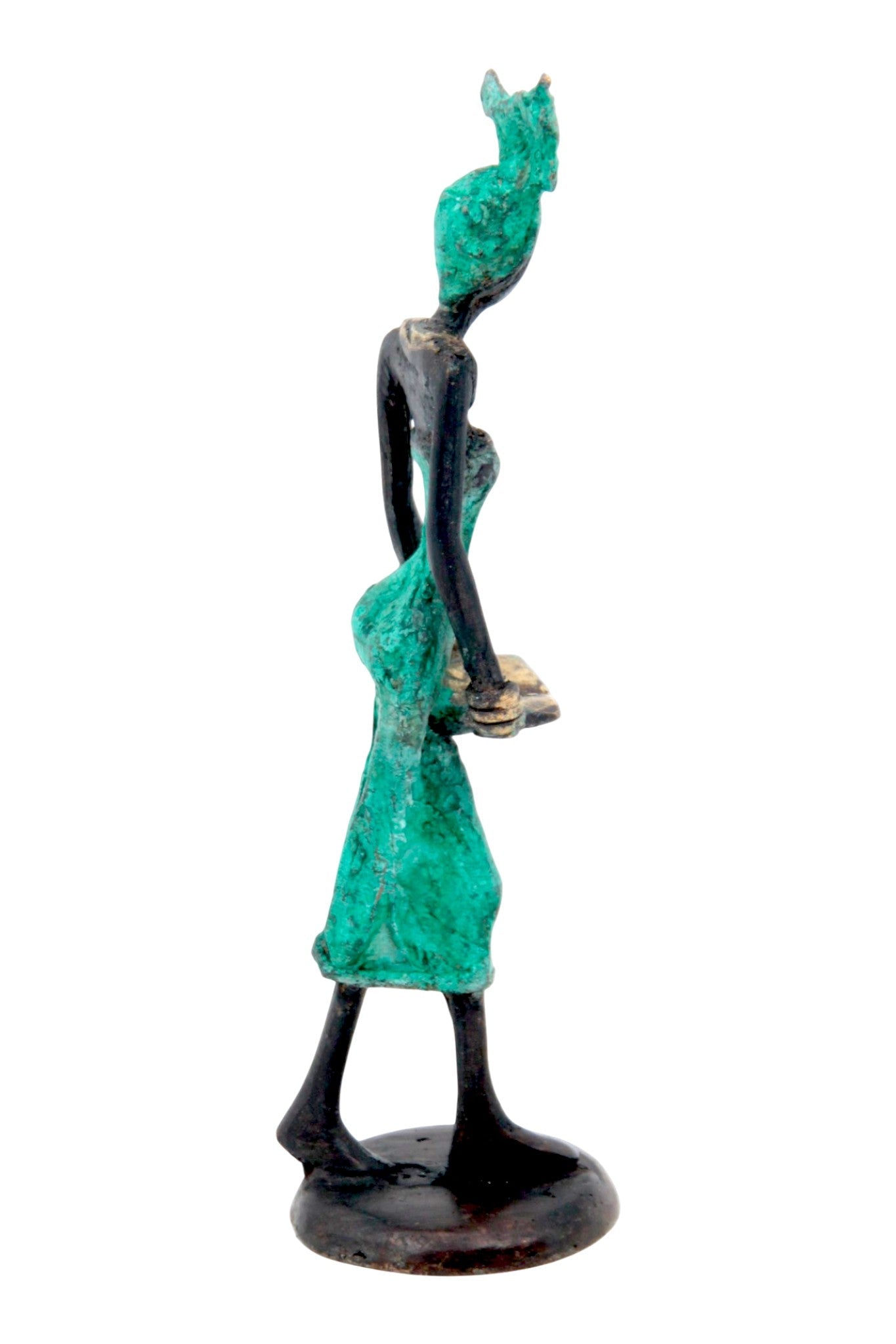 Bronze 15 cm vert n°3 