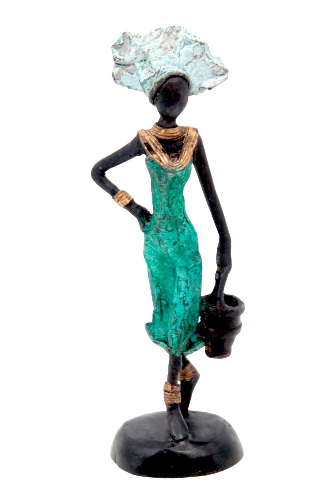 Bronze 15 cm vert n°14 