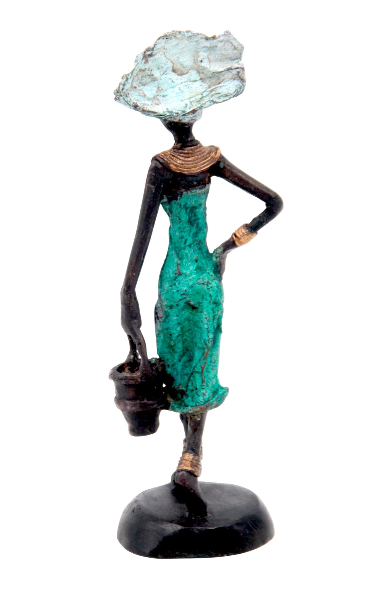 Bronze 15 cm vert n°14 