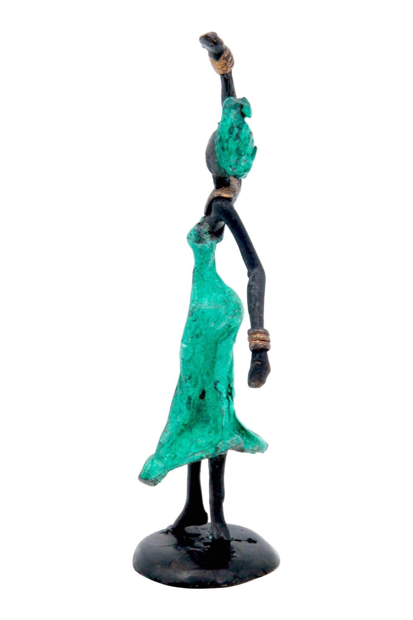 Bronze 15 cm vert n°15 