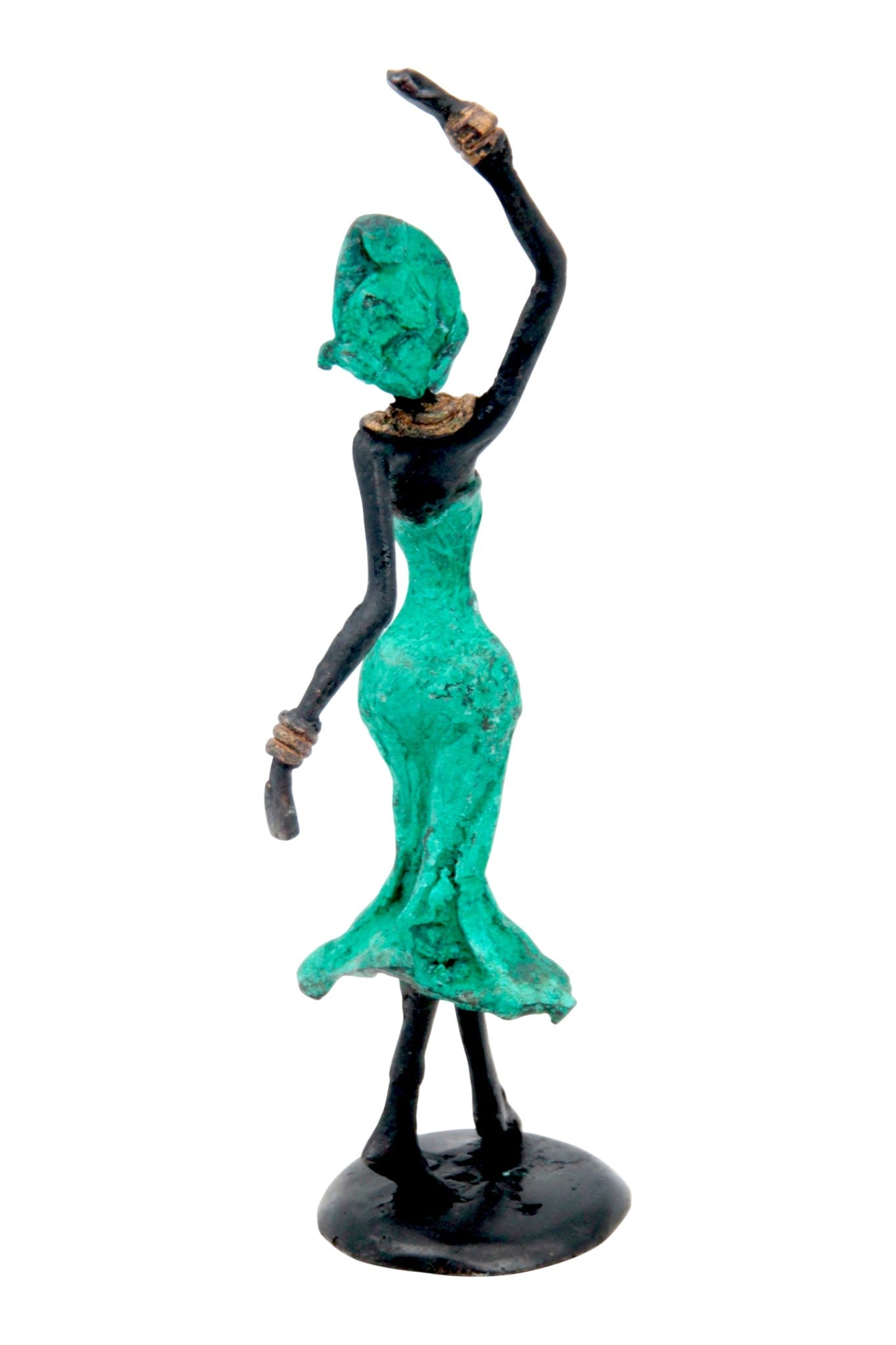 Bronze 15 cm vert n°15 