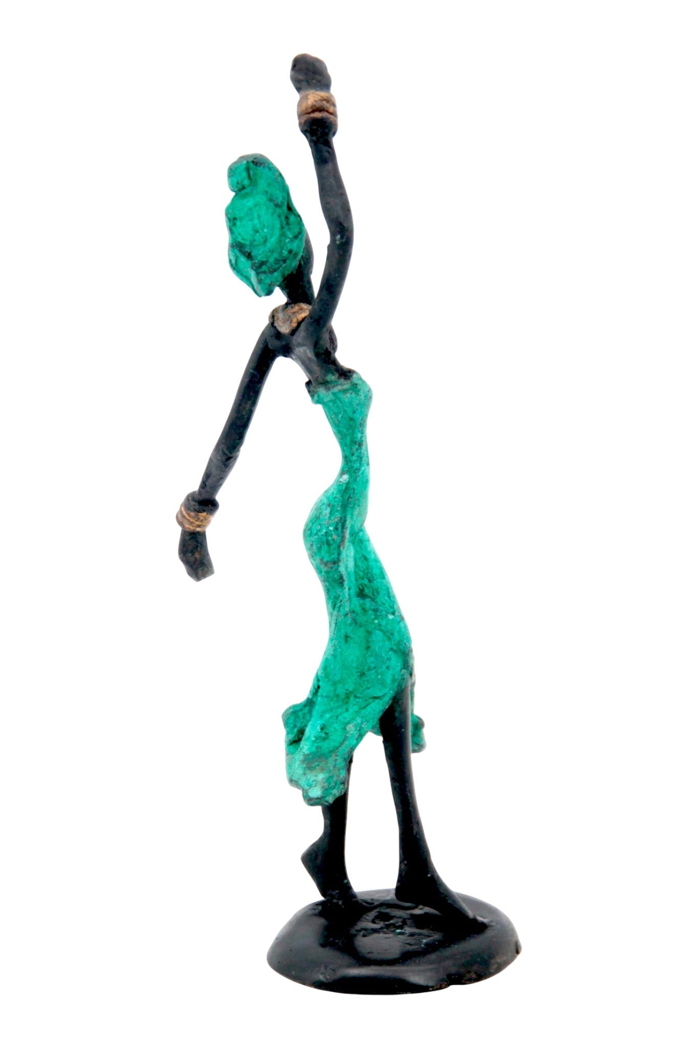 Bronze 15 cm vert n°15 