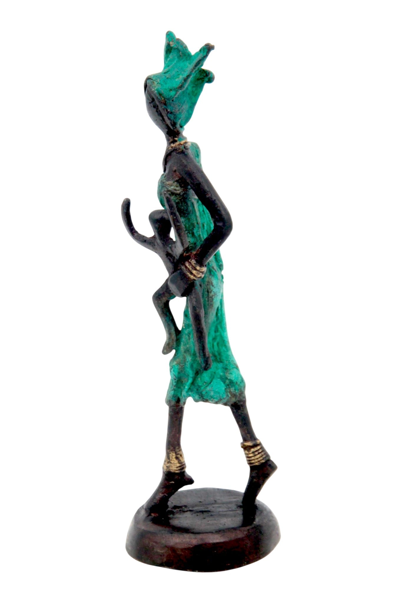 Bronze 15 cm vert n°18 