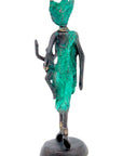 Bronze 15 cm vert n°18 