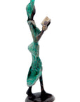 Bronze 15 cm vert n°25 