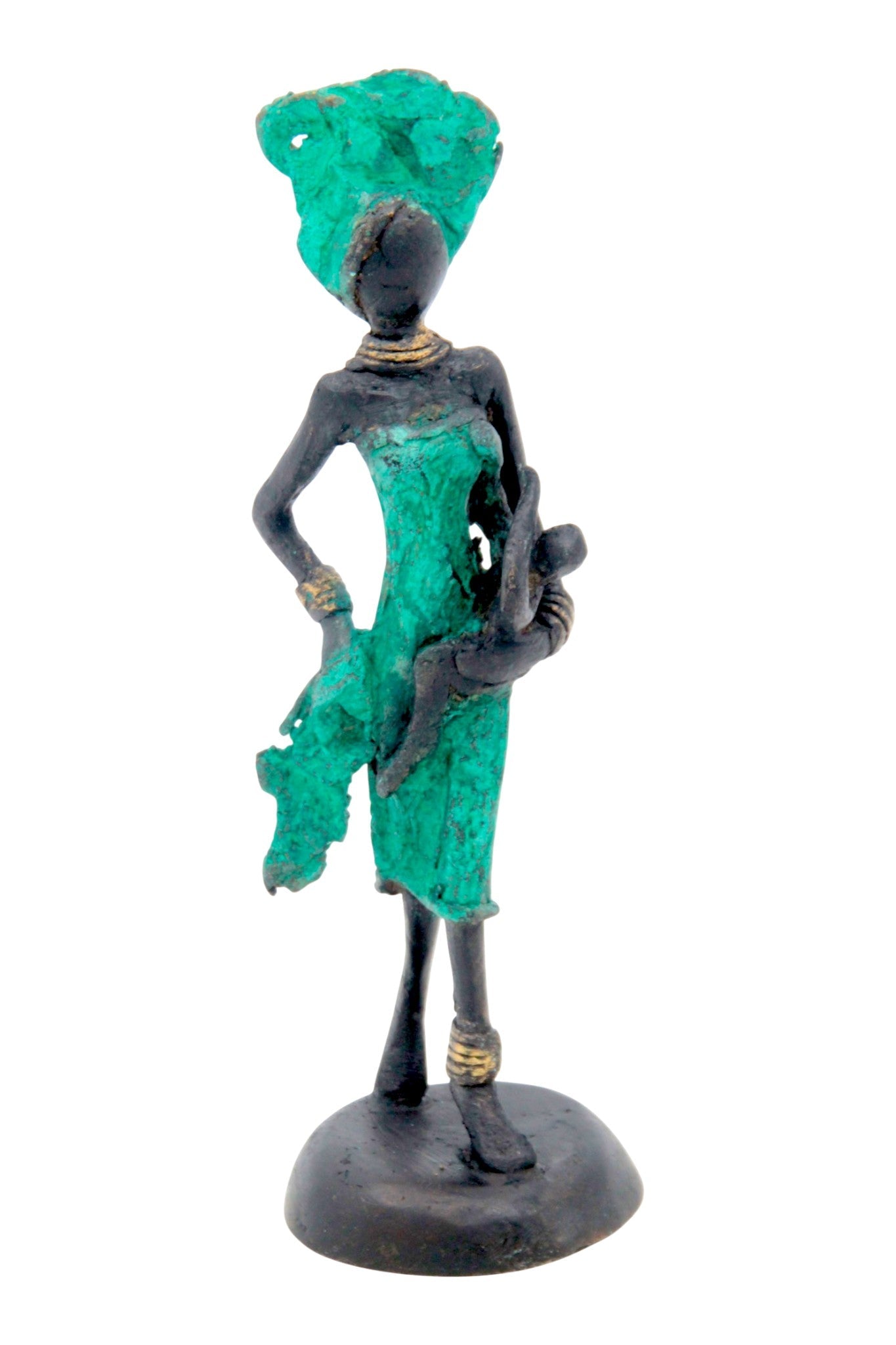 Bronze 15 cm vert n°26 