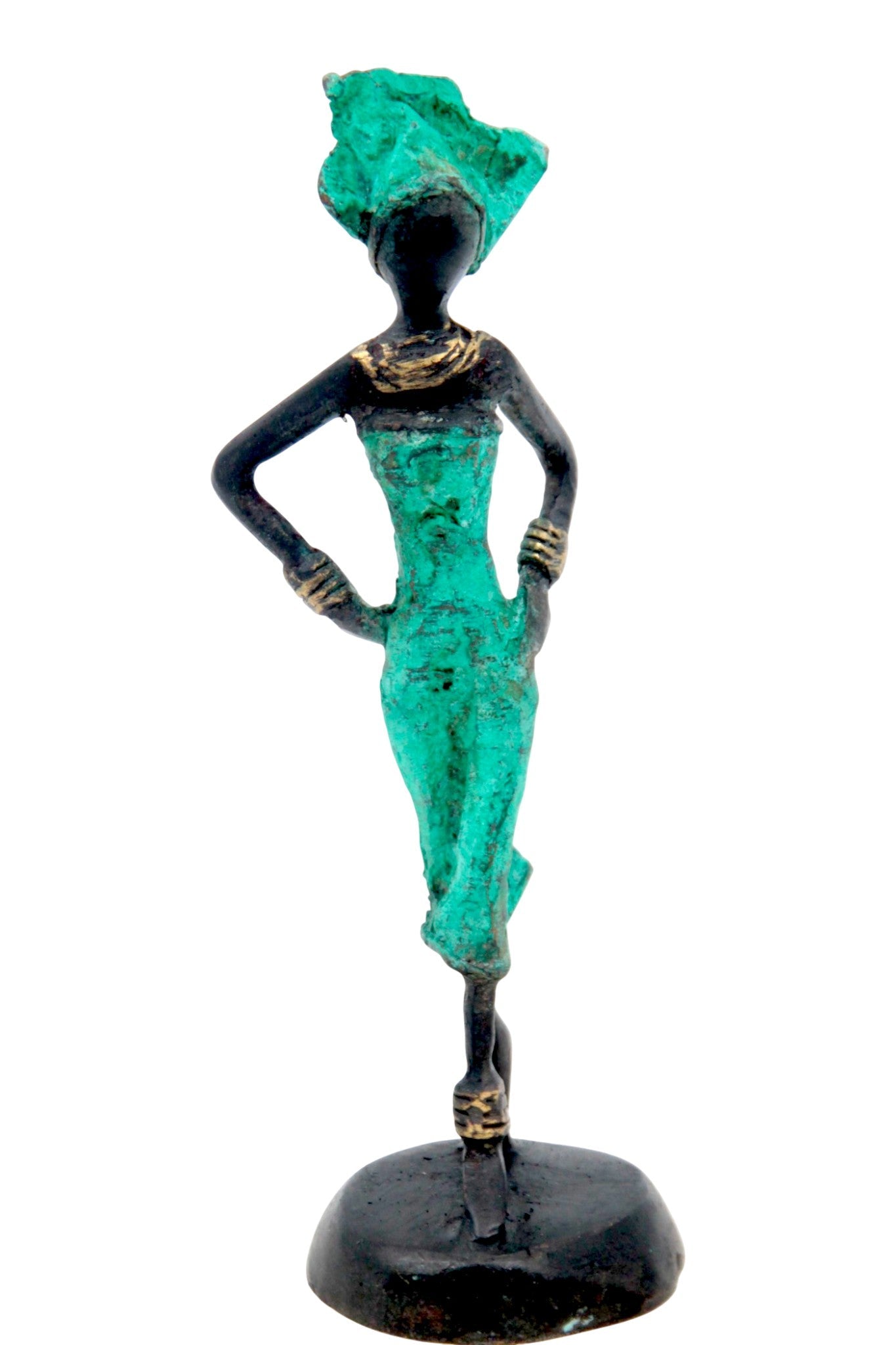 Bronze 15 cm vert n°30 