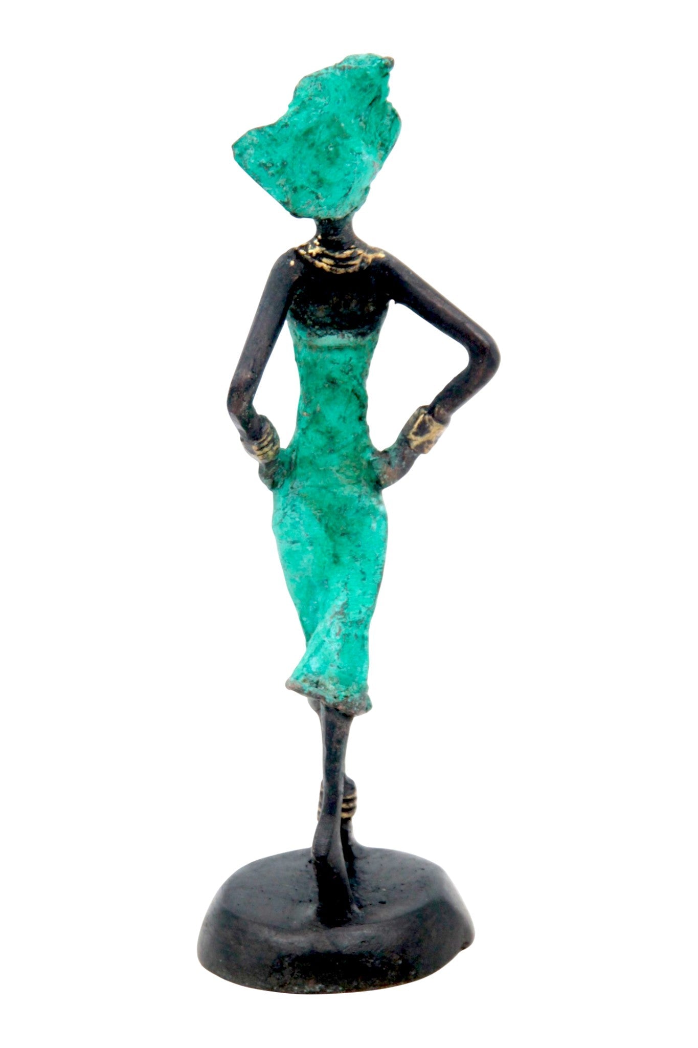 Bronze 15 cm vert n°30 