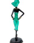 Bronze 15 cm vert n°30 