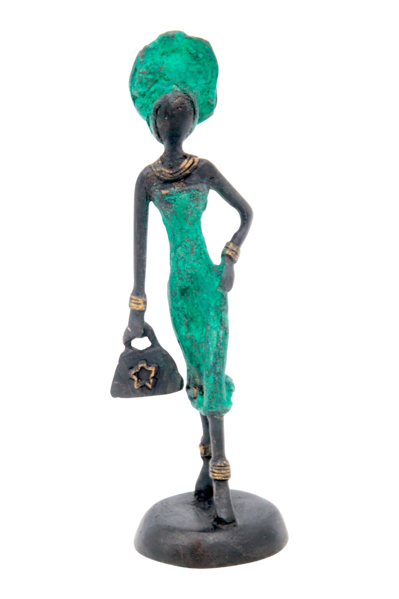 Bronze 15 cm vert n°32 
