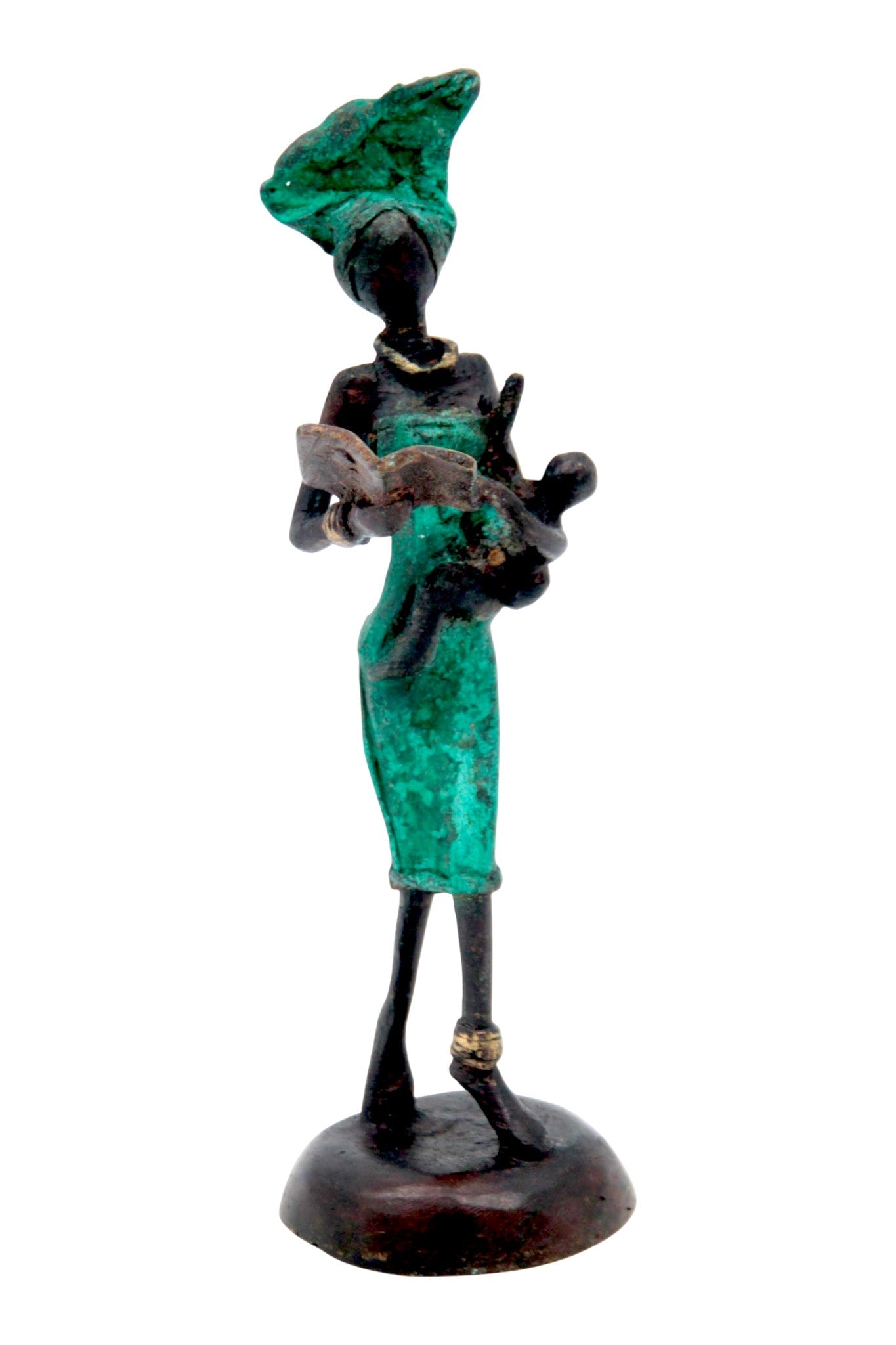 Bronze 15 cm vert n°34 