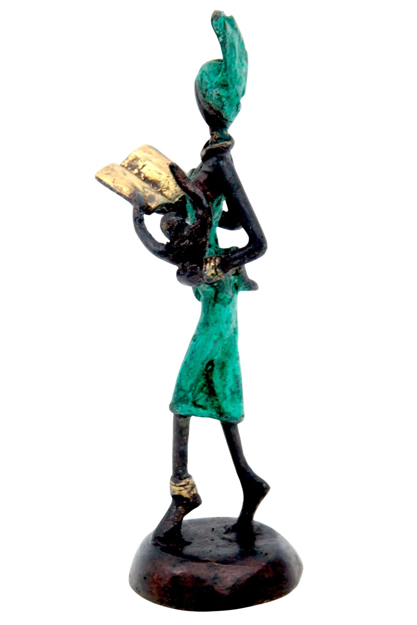 Bronze 15 cm vert n°34 