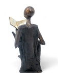 Bronze assis à poser 55 cm noir n°1 Bronzes d'Afrique