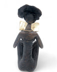 Bronze assis à poser 55 cm noir n°2 Bronzes d'Afrique