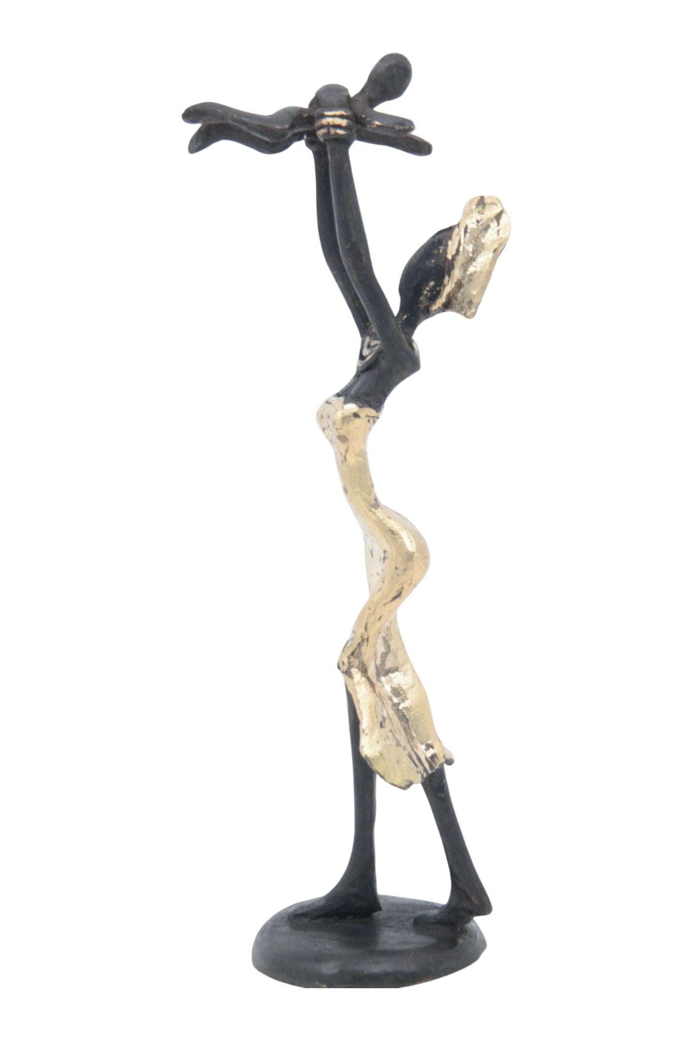 Bronze 15 cm doré n°4 