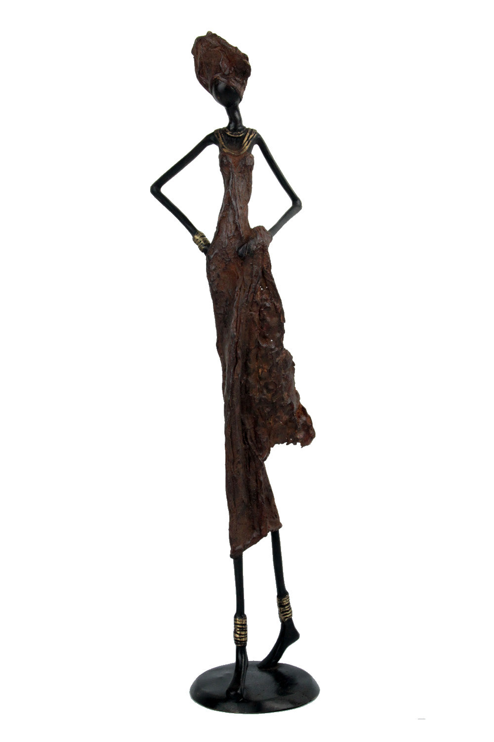 04BR06M - Bronzes d'Afrique - statues from Burkina Faso