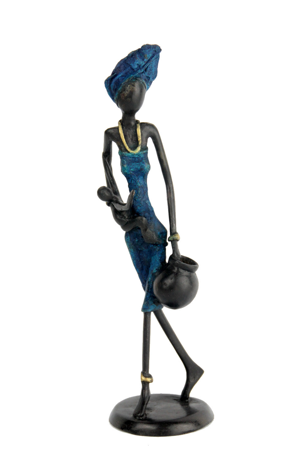 16BR02B - Bronzes d'Afrique - statues from Burkina Faso