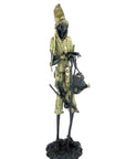 Bronze Issouf Berger Dogon 70 cm vert n°1 Bronzes d'Afrique