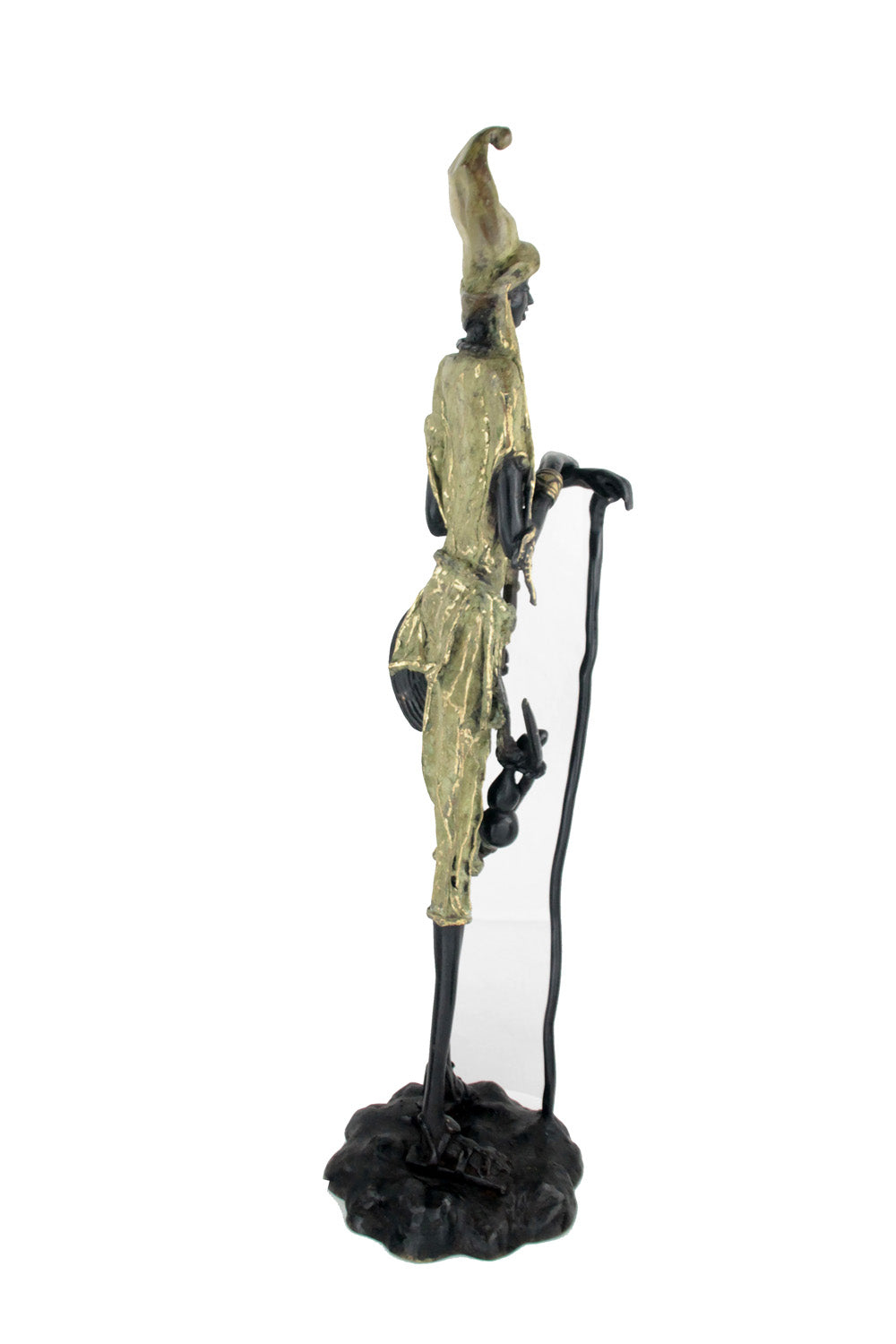 Bronze Issouf Berger Dogon 70 cm vert n°1 Bronzes d'Afrique