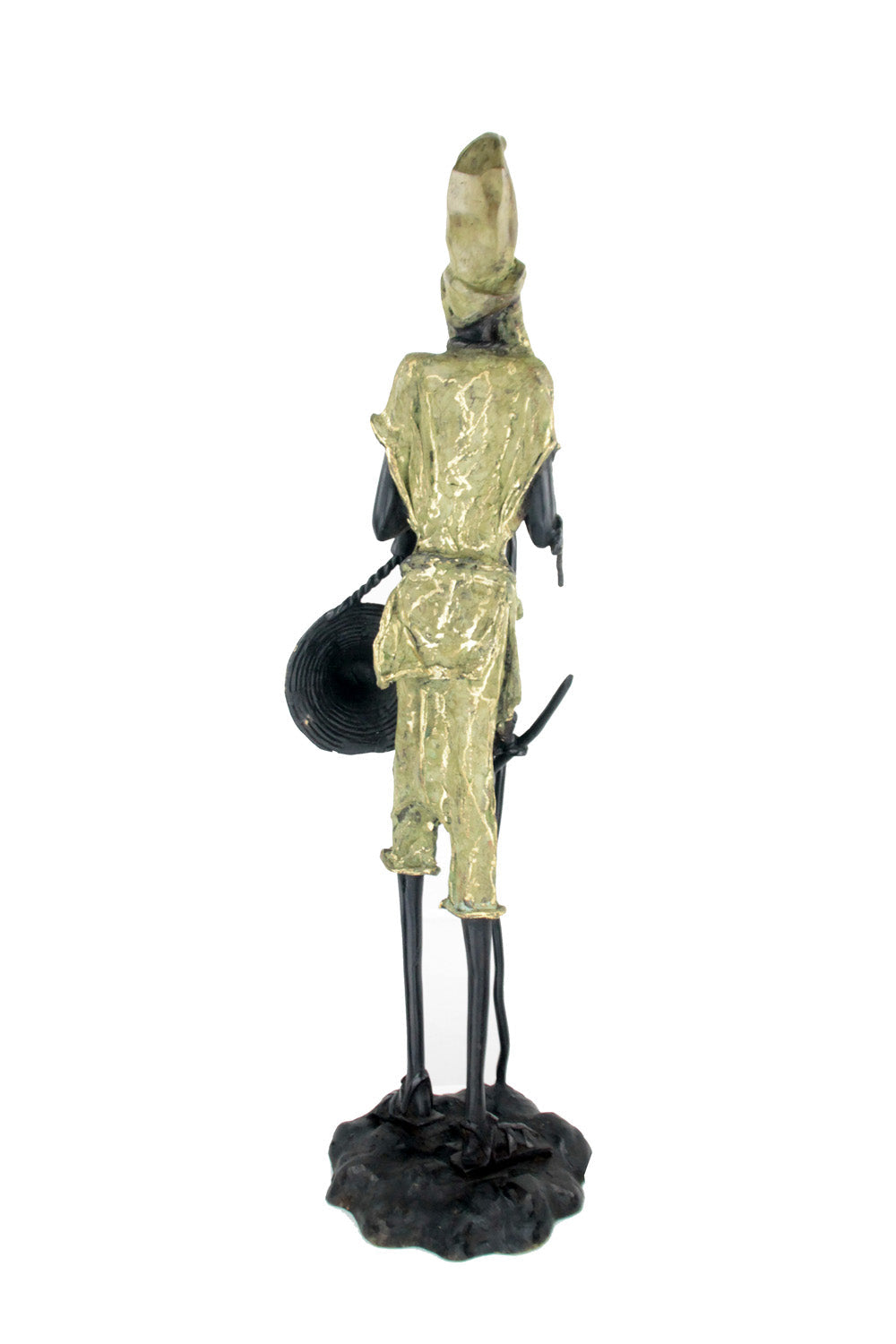 Bronze Issouf Berger Dogon 70 cm vert n°1 Bronzes d'Afrique