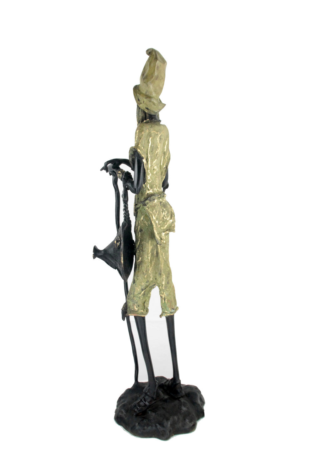 Bronze Issouf Berger Dogon 70 cm vert n°1 Bronzes d'Afrique
