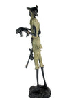 Bronze Issouf Berger Dogon 70 cm vert n°2 Bronzes d'Afrique