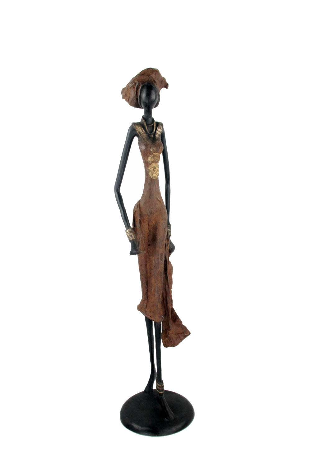 Bronze Issouf 70 cm marron n°2 Bronzes d'Afrique