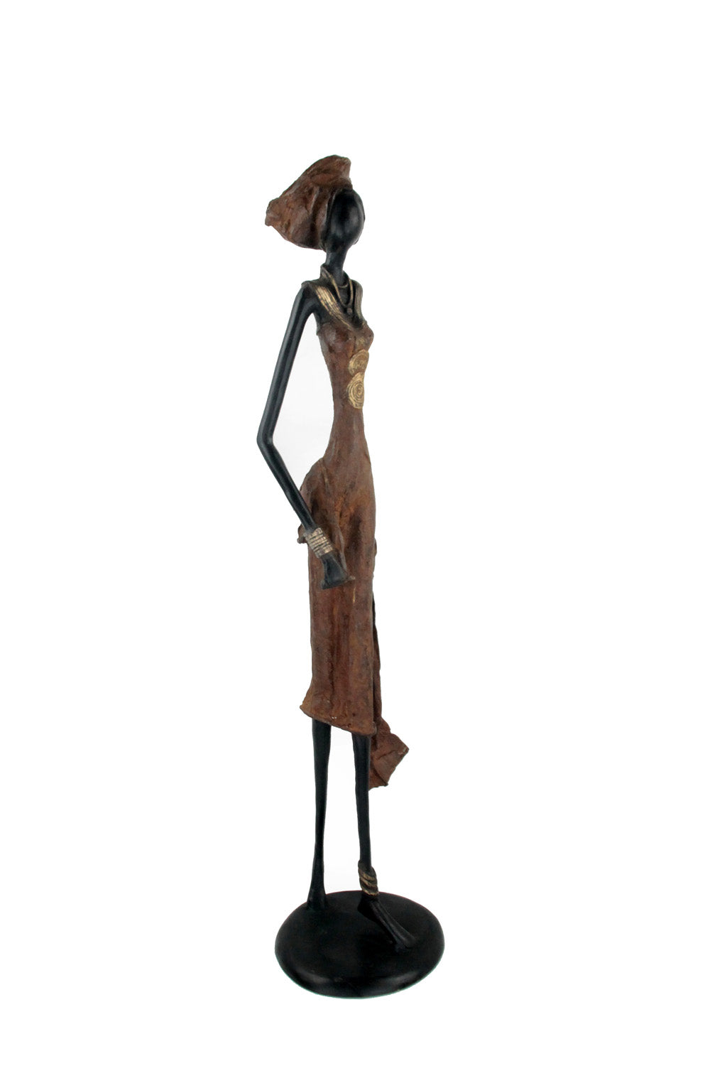 Bronze Issouf 70 cm marron n°2 Bronzes d'Afrique