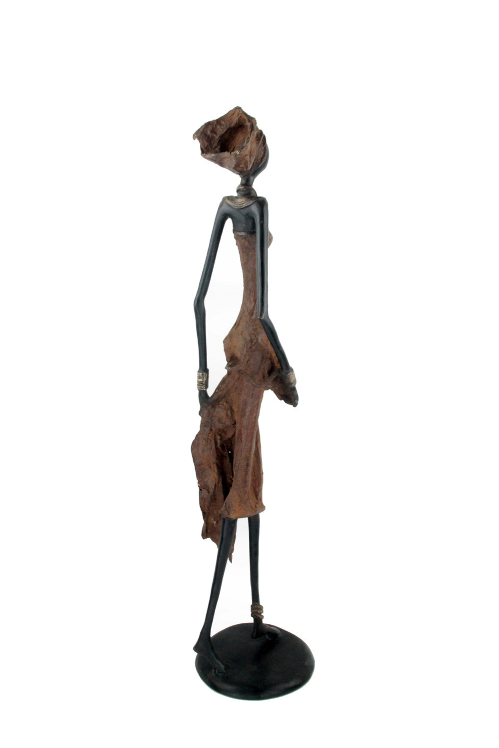 Bronze Issouf 70 cm marron n°2 Bronzes d'Afrique