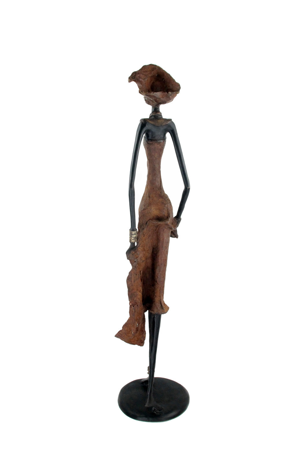 Bronze Issouf 70 cm marron n°2 Bronzes d'Afrique