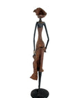 Bronze Issouf 70 cm marron n°2 Bronzes d'Afrique