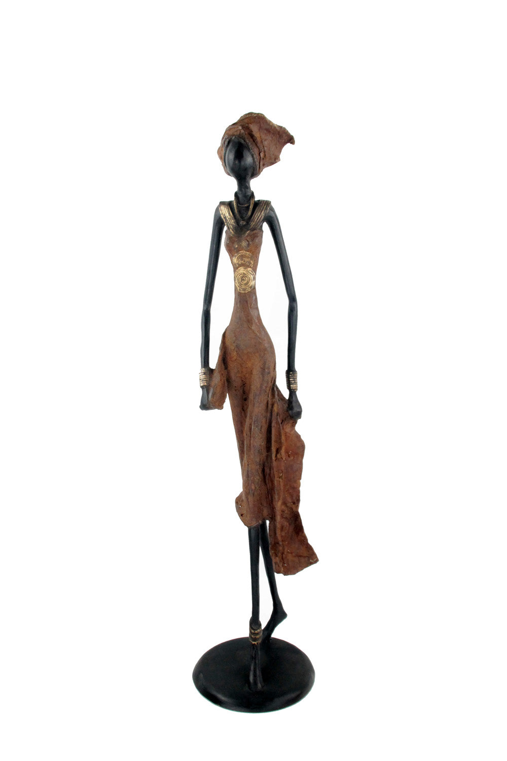 Bronze Issouf 70 cm marron n°2 Bronzes d'Afrique