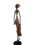 Bronze Issouf 70 cm marron n°2 Bronzes d'Afrique