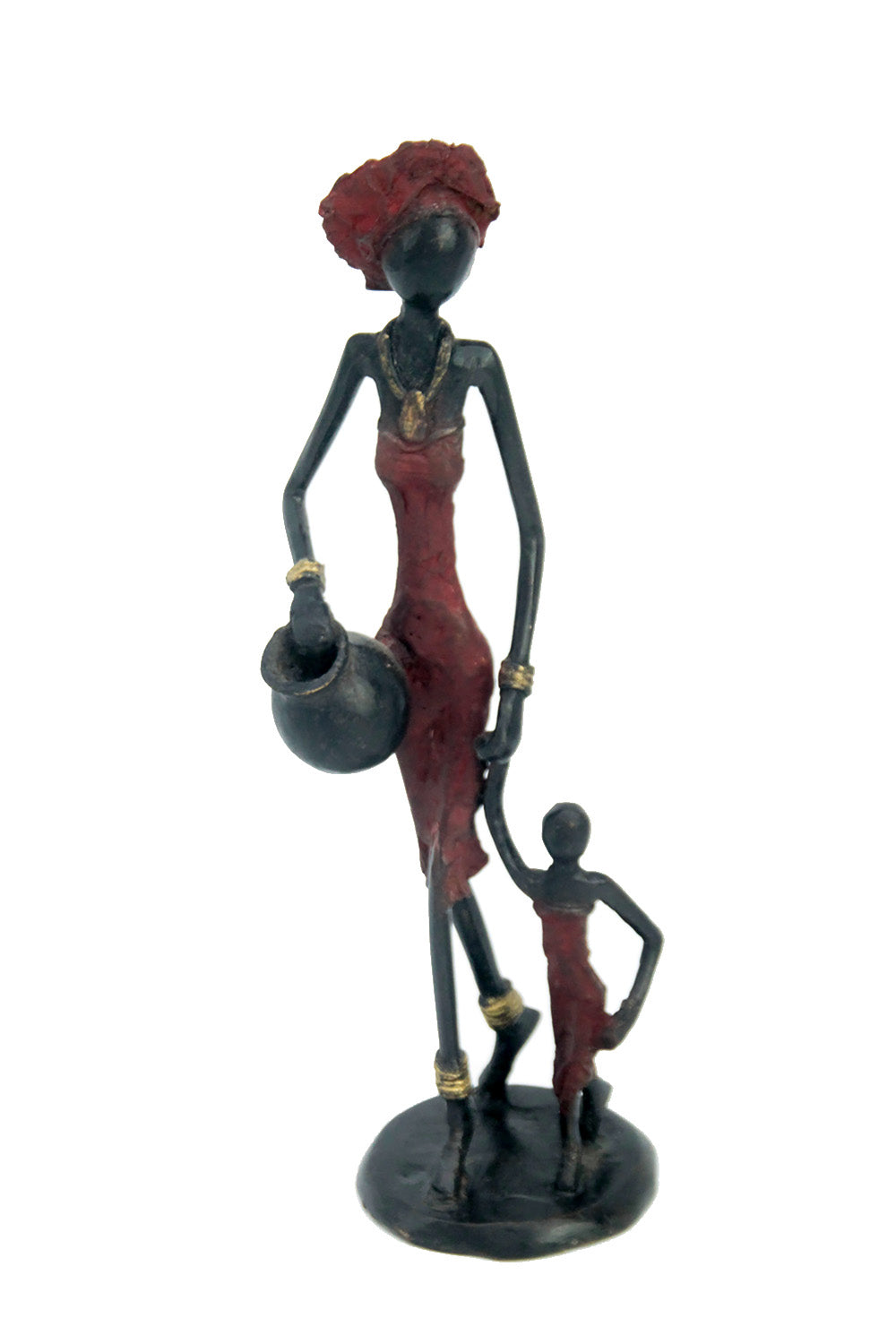 Bronze 25 cm rouge n°27 Bronzes d'Afrique