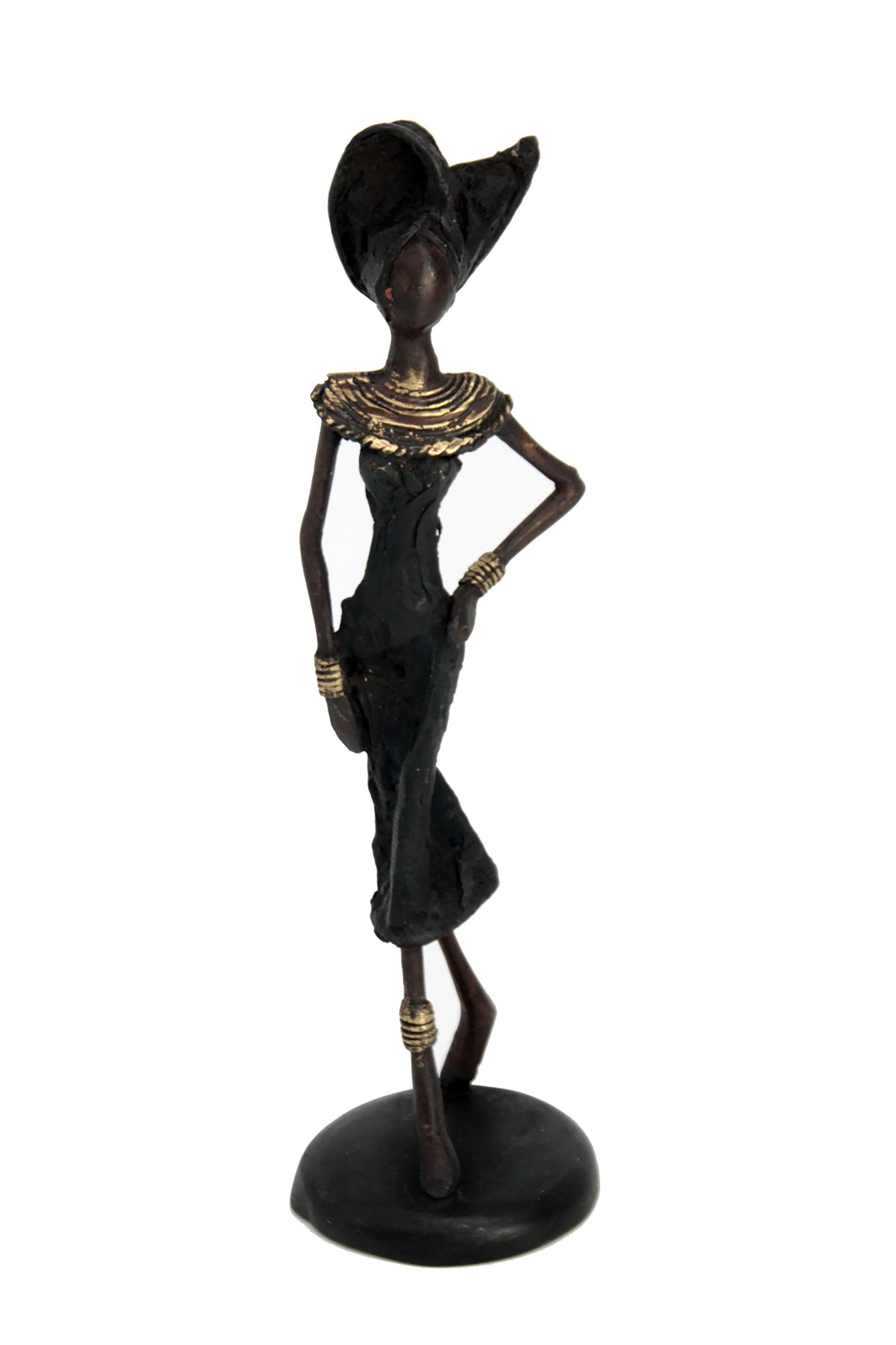 Bronze 25 cm noir n°24 Bronzes d'Afrique