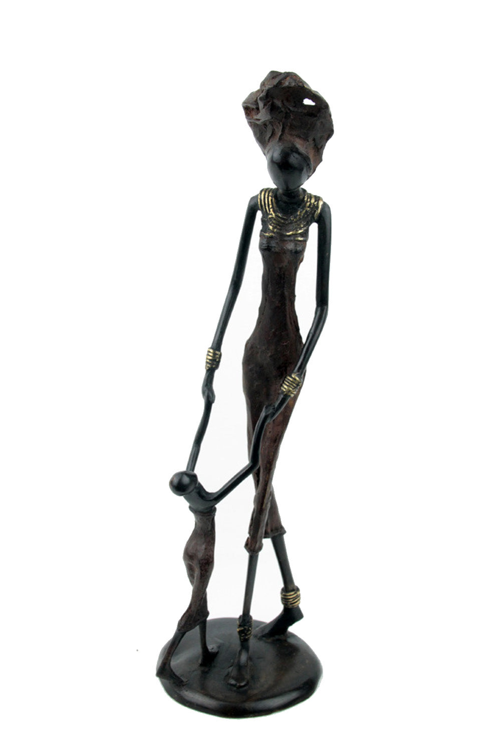 Bronze 35 cm marron n°11 Bronzes d'Afrique