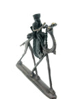Chamelier 20 cm noir n°1 Bronzes d'Afrique