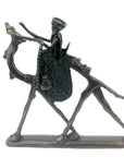 Chamelier 20 cm noir n°1 Bronzes d'Afrique