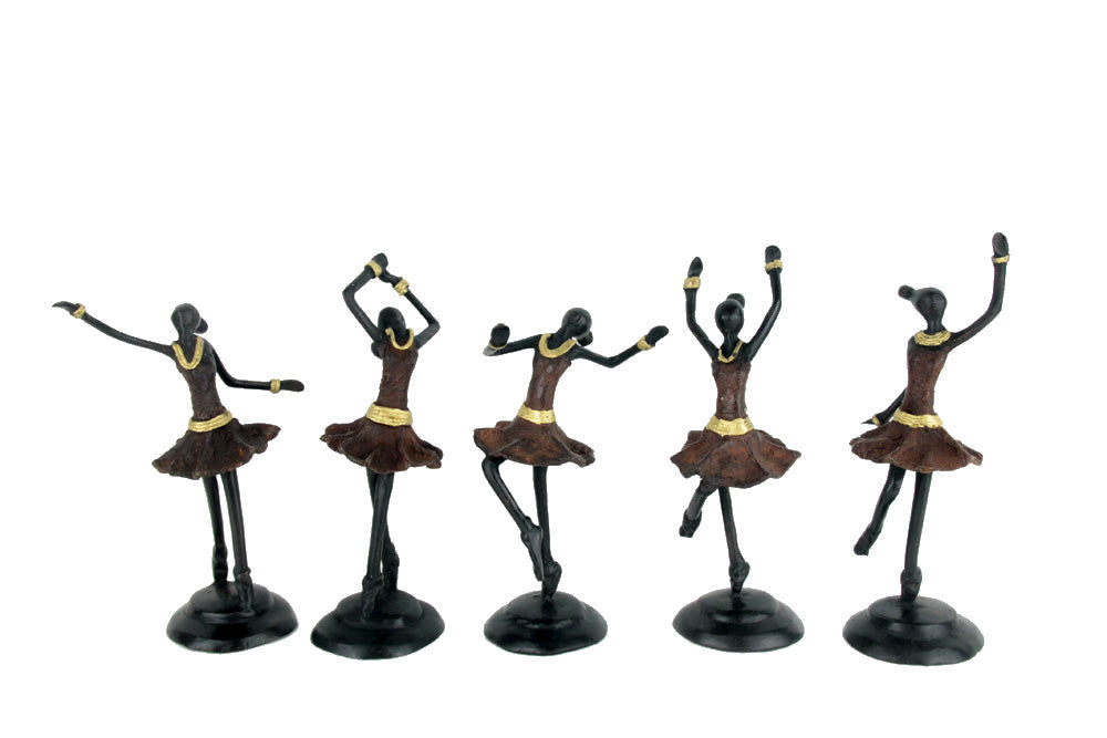 Ballerines 15 cm marron n°4 Bronzes d'Afrique