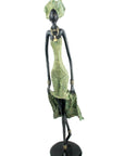 Bronze Issouf 70 cm vert n°3 Bronzes d'Afrique