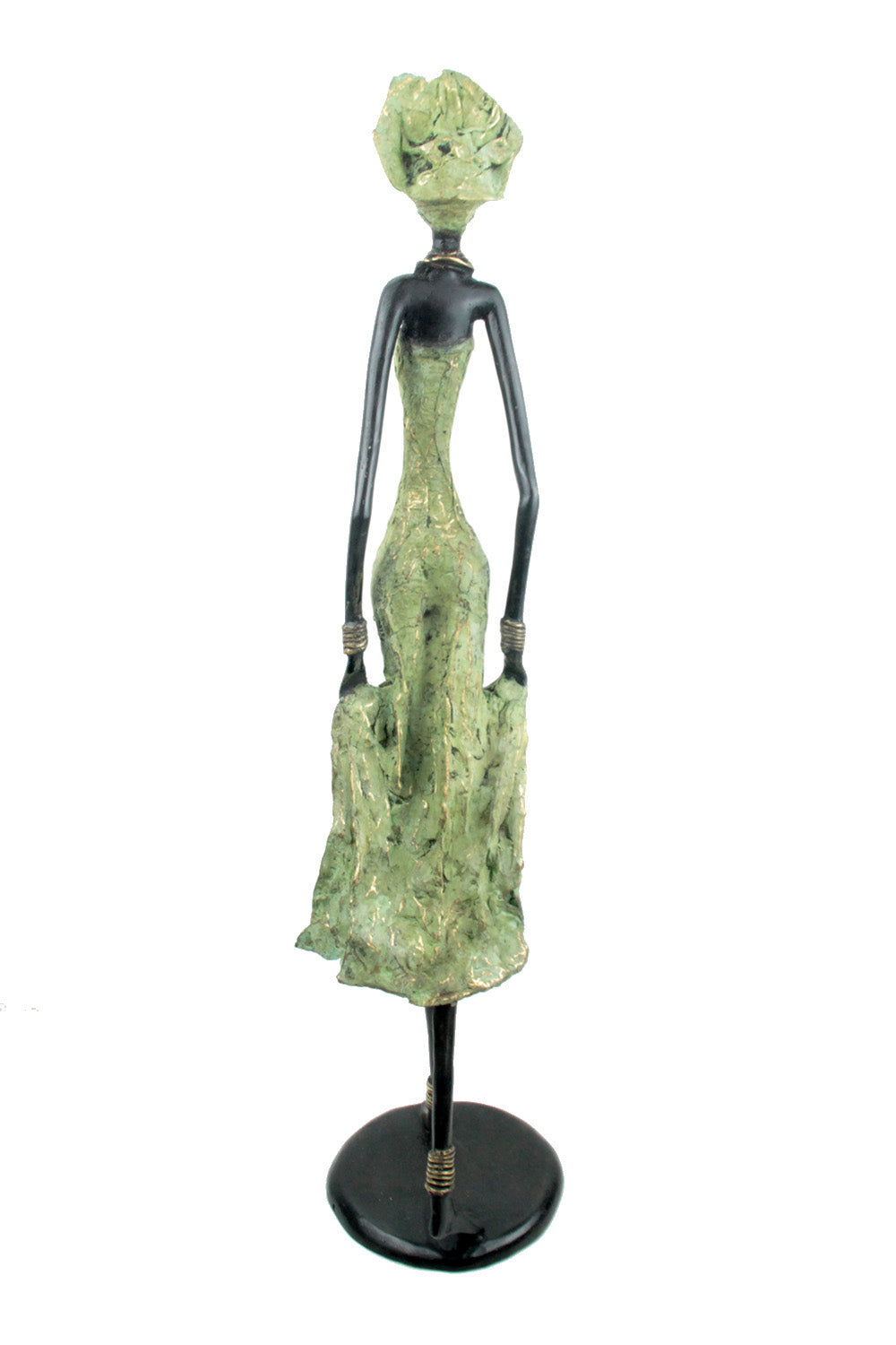 Bronze Issouf 70 cm vert n°3 Bronzes d'Afrique
