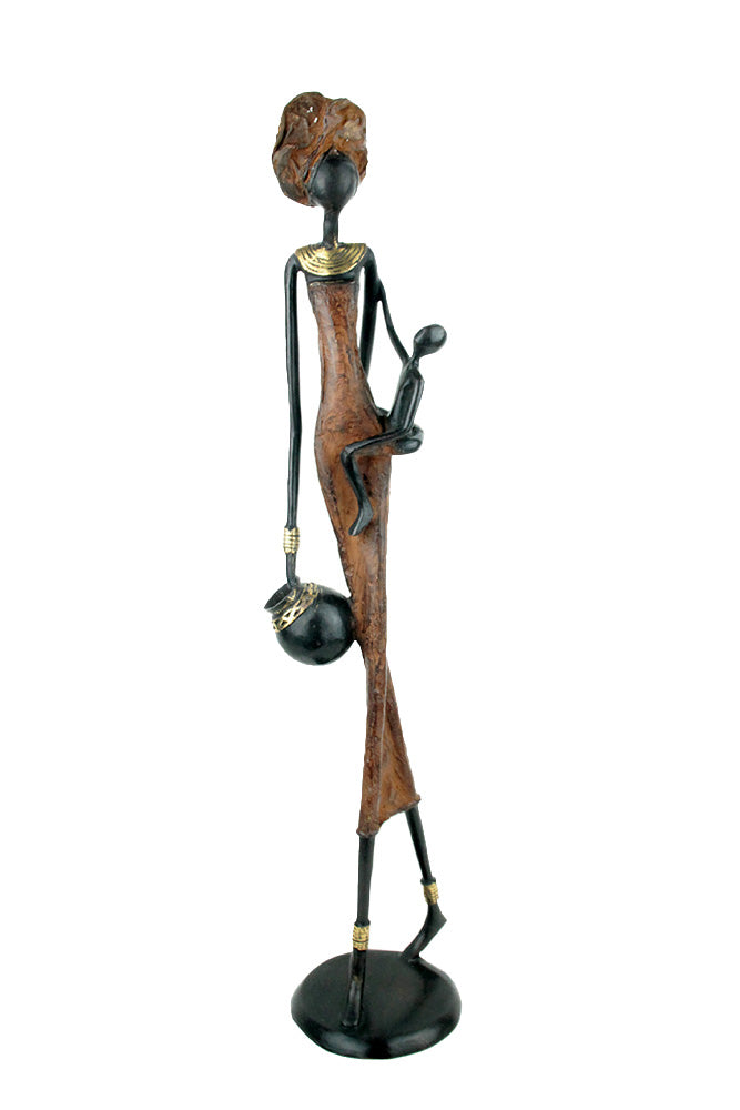 Bronze 55 cm marron n°10 Bronzes d'Afrique